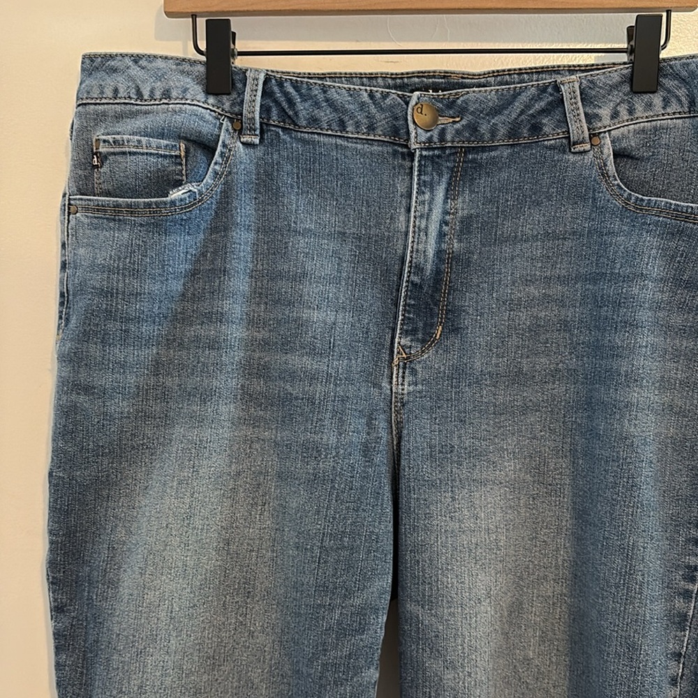 D. Jeans Denim Bermuda Shorts 18W - Picture 4 of 9